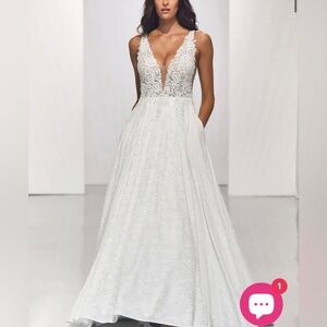 VOYAGE BRIDAL BY MORILEE "BETSEY" WEDDING DRESS 6943 Madeline Gardner sz 6 NWT